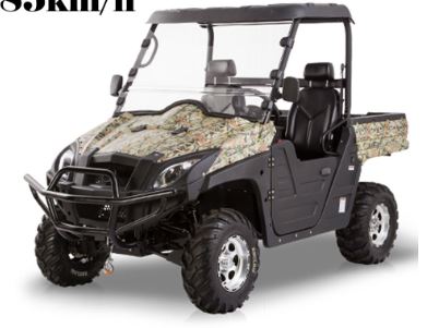 Shire Centaur side by side E-UTV 4x4 14Kw Green Lithium battery.