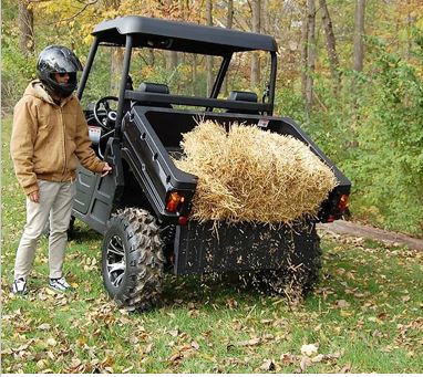 Shire Centaur side by side E-UTV 4x4 14Kw Green Lithium battery.