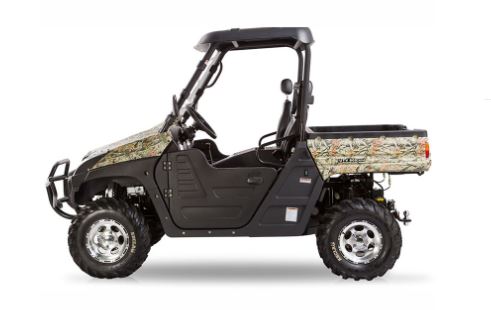 Shire Centaur side by side E-UTV 4x4 14Kw Green Lithium battery.