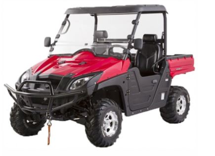 Shire Centaur side by side E-UTV 4x4 14Kw Green Lithium battery.