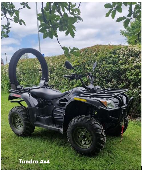 Electric road legal Quad Bike Shire Tundra E-ATV 4x4 14Kw Road Legal