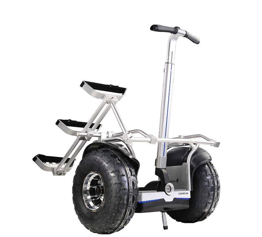 Segway Golf bag carrier - silver finish - Greentouch Technologies UK Ltd